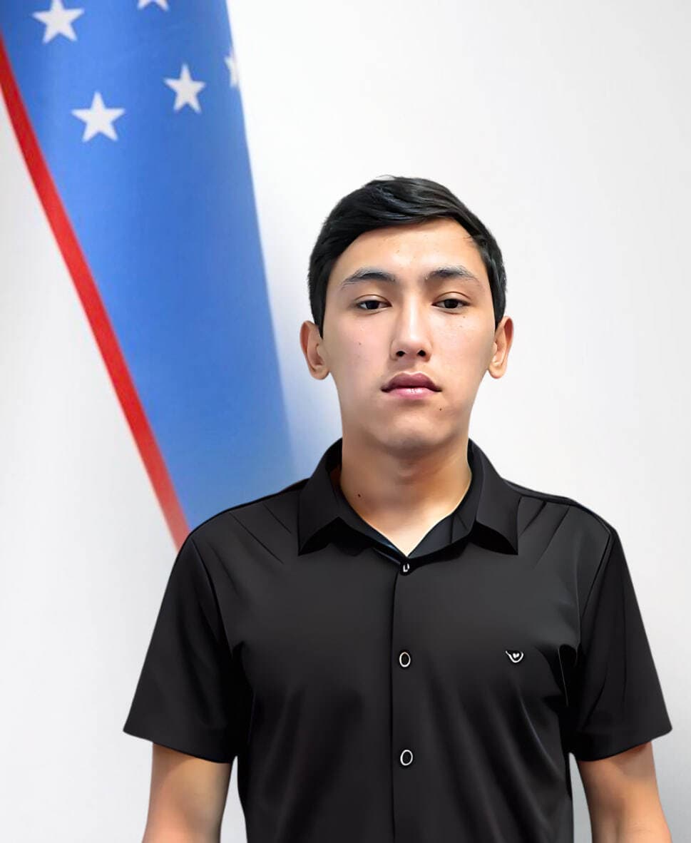 NURIDDINOV YAXYOBEK OYBEK O`G`LI