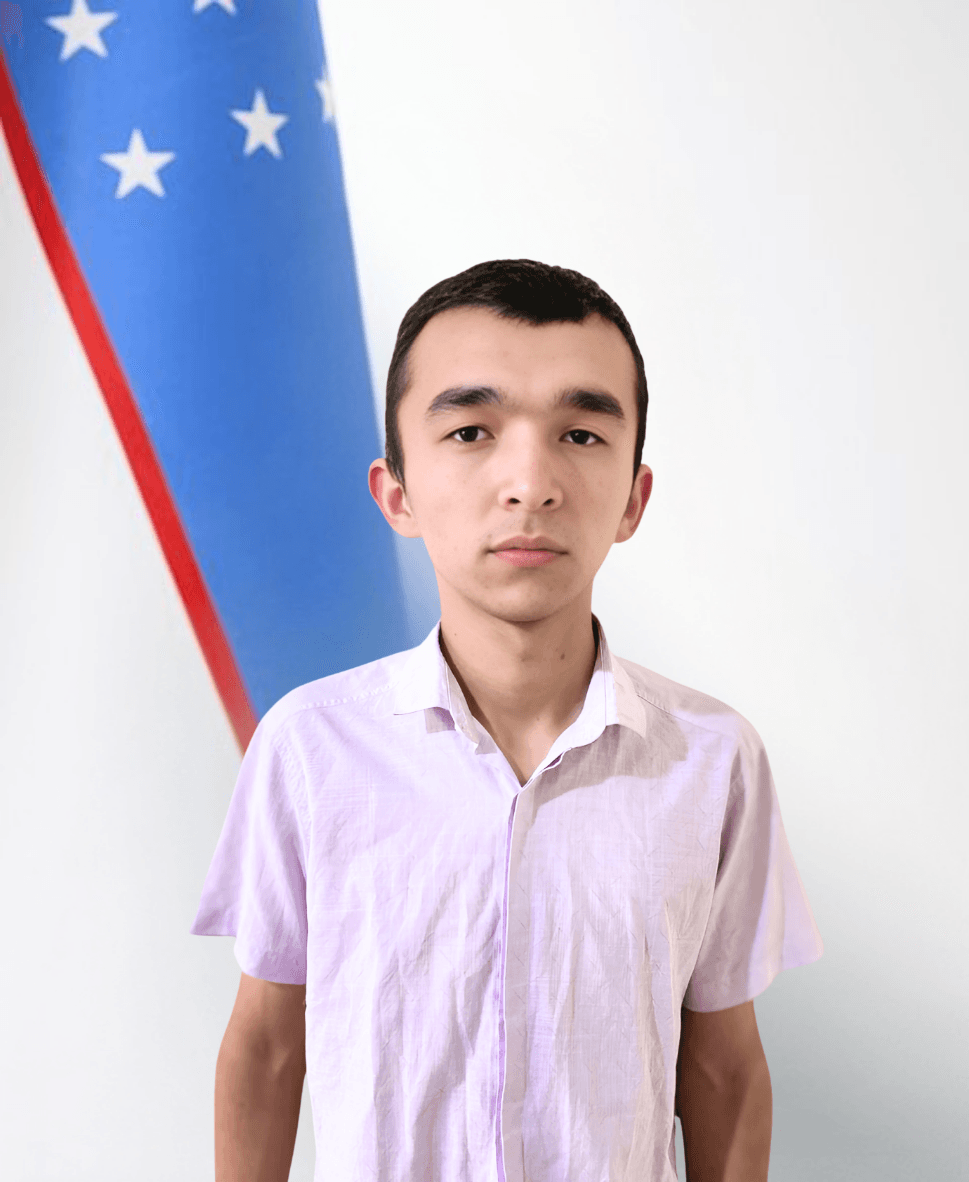 G‘ULOMOV SHAXZOD SIROJDINOVICH